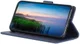Google Pixel 5 Hoesje Wallet Stand Kunst Leer Blauw afbeelding 12