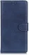 Google Pixel 5 Hoesje Wallet Stand Kunst Leer Blauw afbeelding 5