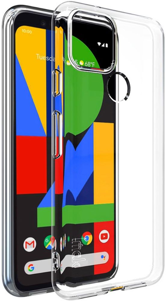 IMAK UX-5 Series Google Pixel 5 Hoesje Flexibel TPU Transparant afbeelding 1