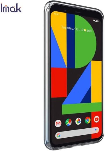 IMAK UX-5 Series Google Pixel 5 Hoesje Flexibel TPU Transparant afbeelding 5