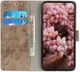 Google Pixel 5 Hoesje Portemonnee Kunstleer Lichtbruin afbeelding 3