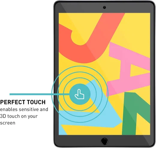 Apple iPad 10.2 (2019/2020/2021) Screenprotector Clear Display Folie afbeelding 4