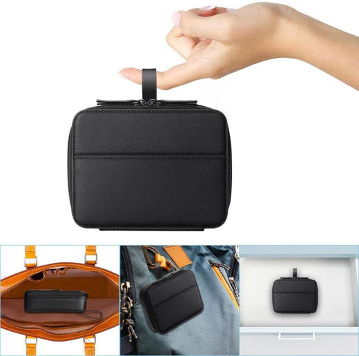 Universele Organizer Opbergtas / Reistas voor Smartwatch Bandjes Zwart afbeelding 5