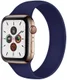 Geschikt voor Apple Watch 41MM / 40MM / 38MM Bandje Solo Loop Blauw (Maat: L) afbeelding 1