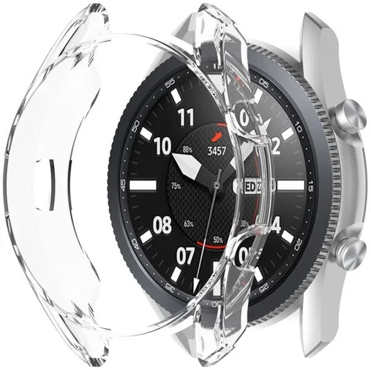 Samsung Galaxy Watch 3 41MM Hoesje Flexibel TPU Bumper Transparant afbeelding 1