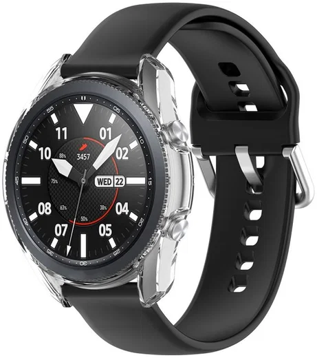 Samsung Galaxy Watch 3 41MM Hoesje Flexibel TPU Bumper Transparant afbeelding 2
