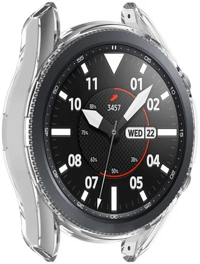 Samsung Galaxy Watch 3 41MM Hoesje Flexibel TPU Bumper Transparant afbeelding 3