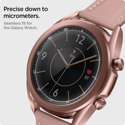 Spigen EZ Fit GLAS.tR SLIM - Samsung Galaxy Watch 3 41MM Screenprotector afbeelding 4