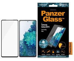 PanzerGlass Samsung Galaxy S20 FE Screenprotector Antibacterieel Zwart afbeelding