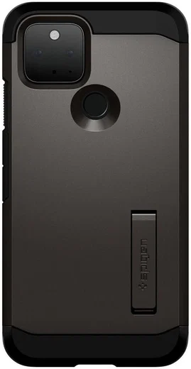 Spigen Tough Armor Google Pixel 5 Hoesje Gunmetal afbeelding 4