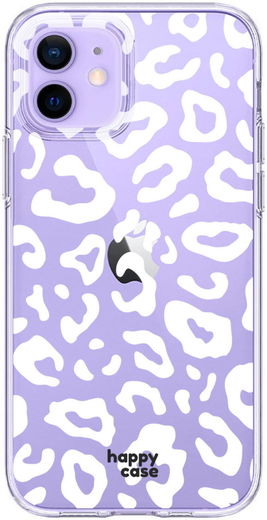 HappyCase Apple iPhone 12 Mini Hoesje Flexibel TPU Luipaard Print afbeelding 1