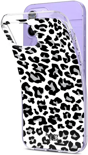 HappyCase Apple iPhone 12 Mini Hoesje Flexibel TPU Panter Print afbeelding 5