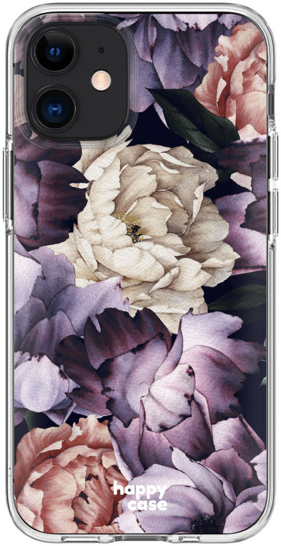 HappyCase Apple iPhone 12 Mini Hoesje Flexibel TPU Flower Print afbeelding 8