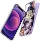 HappyCase Apple iPhone 12 Mini Hoesje Flexibel TPU Flower Print afbeelding 5