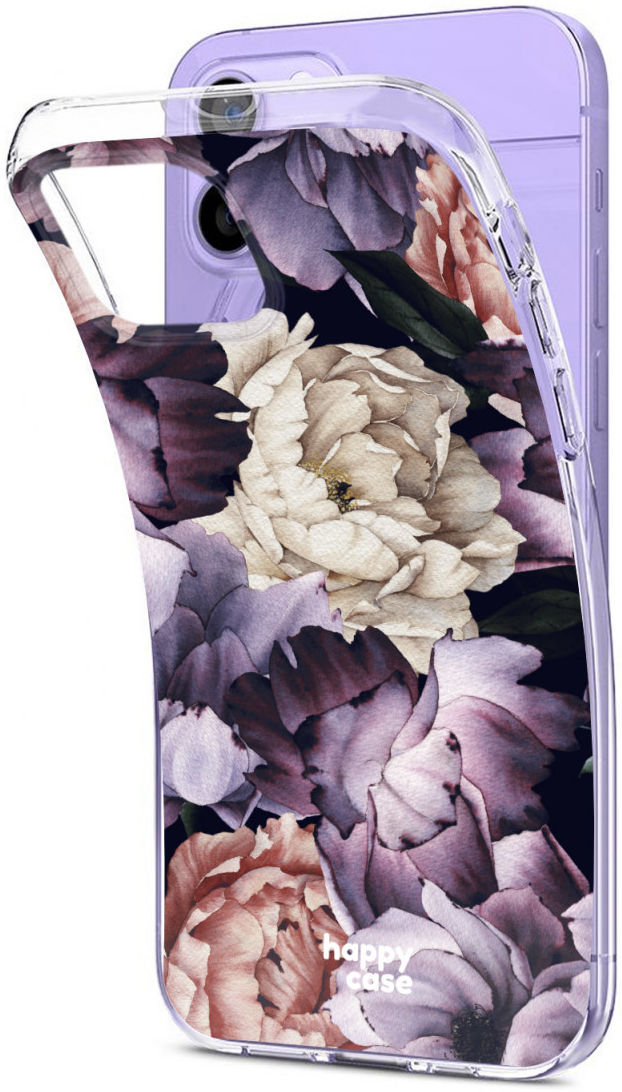 HappyCase Apple iPhone 12 Mini Hoesje Flexibel TPU Flower Print afbeelding 6