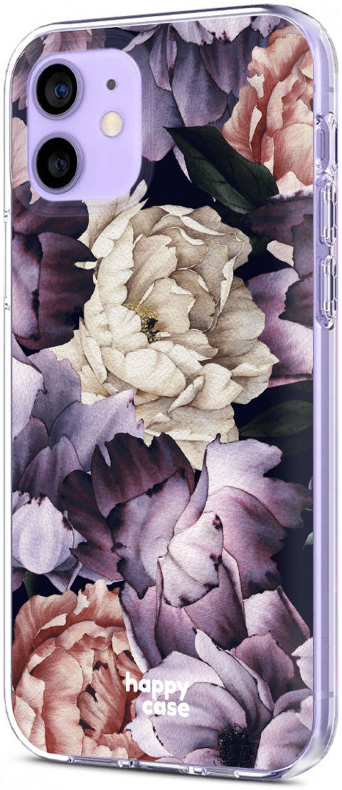 HappyCase Apple iPhone 12 Mini Hoesje Flexibel TPU Flower Print afbeelding 7