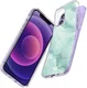 HappyCase Apple iPhone 12 Mini Hoesje Flexibel TPU Mint Marmer Print afbeelding 6