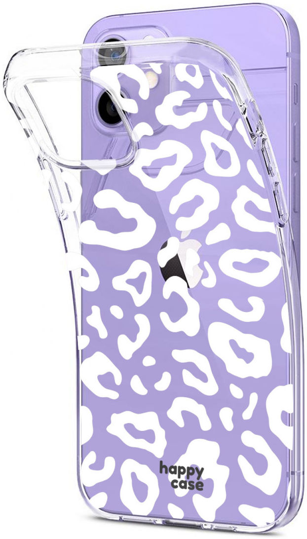 HappyCase iPhone 12 / 12 Pro Hoesje Flexibel TPU Luipaard Print afbeelding 11
