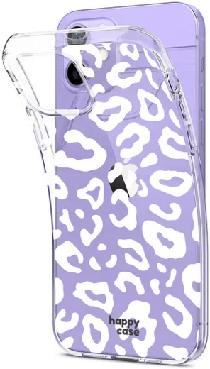 HappyCase iPhone 12 / 12 Pro Hoesje Flexibel TPU Luipaard Print afbeelding 11