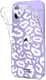 HappyCase iPhone 12 / 12 Pro Hoesje Flexibel TPU Luipaard Print afbeelding 11