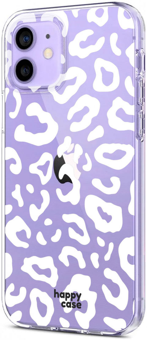 HappyCase iPhone 12 / 12 Pro Hoesje Flexibel TPU Luipaard Print afbeelding 12