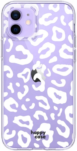 HappyCase iPhone 12 / 12 Pro Hoesje Flexibel TPU Luipaard Print afbeelding 1