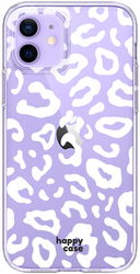 HappyCase iPhone 12 / 12 Pro Hoesje Flexibel TPU Luipaard Print afbeelding