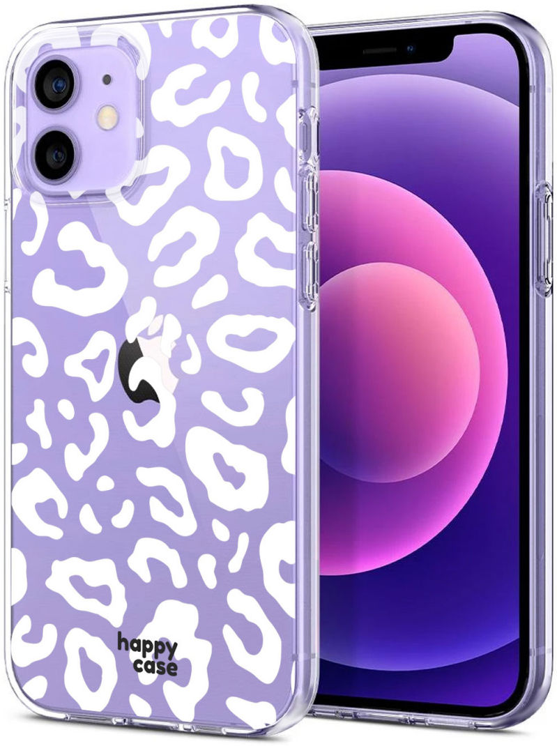 HappyCase iPhone 12 / 12 Pro Hoesje Flexibel TPU Luipaard Print afbeelding 2