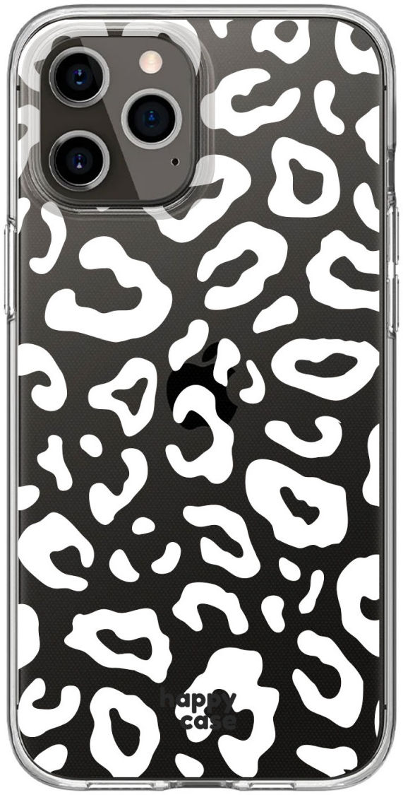 HappyCase Apple iPhone 12 Pro Hoesje Flexibel TPU Luipaard Print afbeelding 1