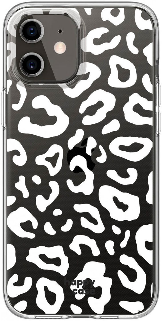HappyCase Apple iPhone 12 Pro Hoesje Flexibel TPU Luipaard Print afbeelding 3