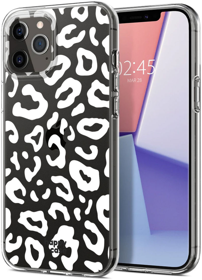 HappyCase Apple iPhone 12 Pro Hoesje Flexibel TPU Luipaard Print afbeelding 4