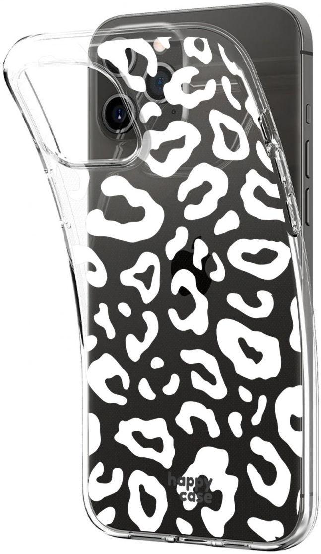 HappyCase Apple iPhone 12 Pro Hoesje Flexibel TPU Luipaard Print afbeelding 5