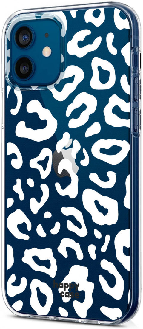 HappyCase Apple iPhone 12 Pro Hoesje Flexibel TPU Luipaard Print afbeelding 6