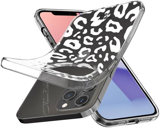 HappyCase iPhone 12 Pro Max Flexibel TPU Hoesje Luipaard Print afbeelding 9