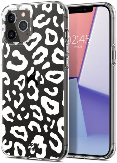 HappyCase iPhone 12 Pro Max Flexibel TPU Hoesje Luipaard Print afbeelding 2