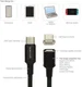 4smarts Magnetische 1.8 meter USB-C naar USB-C Oplaad en Data Kabel 5A afbeelding 4