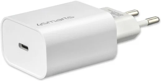 4smarts VoltPlug 20W USB-C Adapter met USB-C Kabel 1.5 Meter Wit afbeelding 5