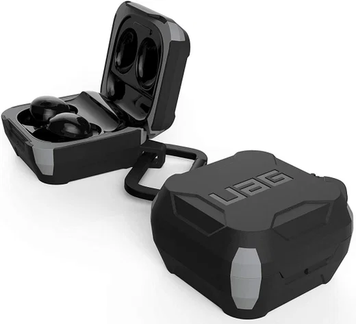 UAG Samsung Galaxy Buds Live/Pro/Buds 2 Hoesje Hard Case Zwart/Grijs afbeelding 1