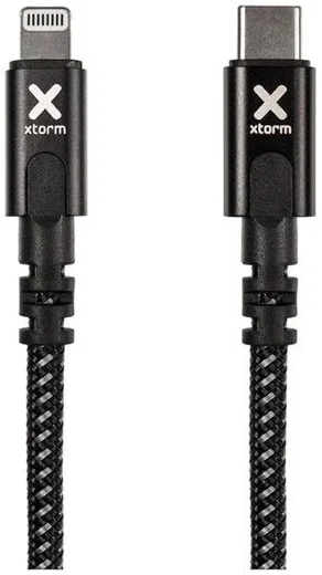 Xtorm Original 60W Gevlochten USB-C naar Lightning Kabel 3 Meter Zwart afbeelding 1