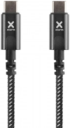 Xtorm Original USB-C 60W Gevlochten Power Delivery Kabel 2 Meter Zwart afbeelding 1