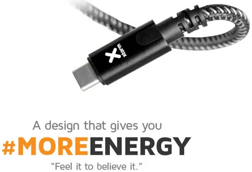 Xtorm Original USB-C 60W Gevlochten Power Delivery Kabel 2 Meter Zwart afbeelding 7