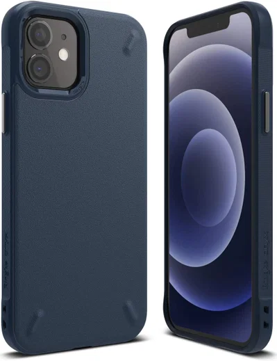 Ringke Onyx Apple iPhone 12 Mini Hoesje Flexibel TPU Blauw afbeelding 1