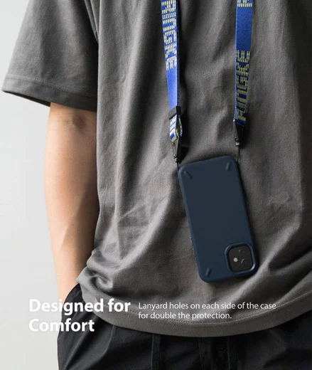 Ringke Onyx Apple iPhone 12 Mini Hoesje Flexibel TPU Blauw afbeelding 7