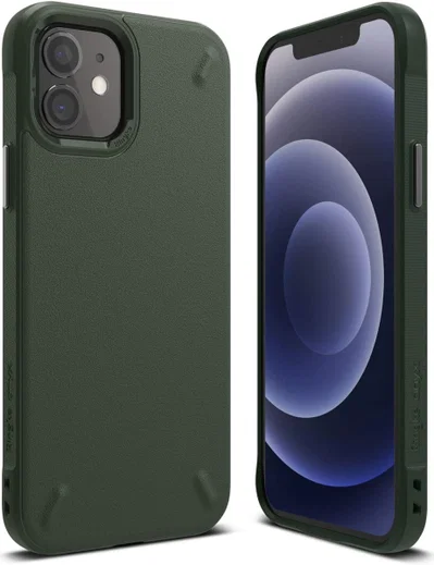 Ringke Onyx Apple iPhone 12 Mini Hoesje Flexibel TPU Groen afbeelding 1