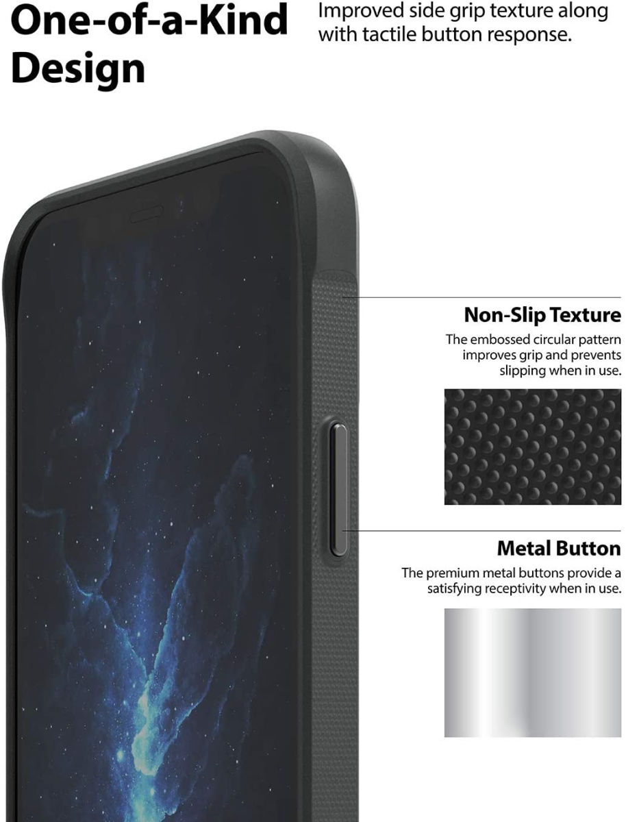 Ringke Onyx Apple iPhone 12 / 12 Pro Hoesje Flexibel TPU Grijs afbeelding 4