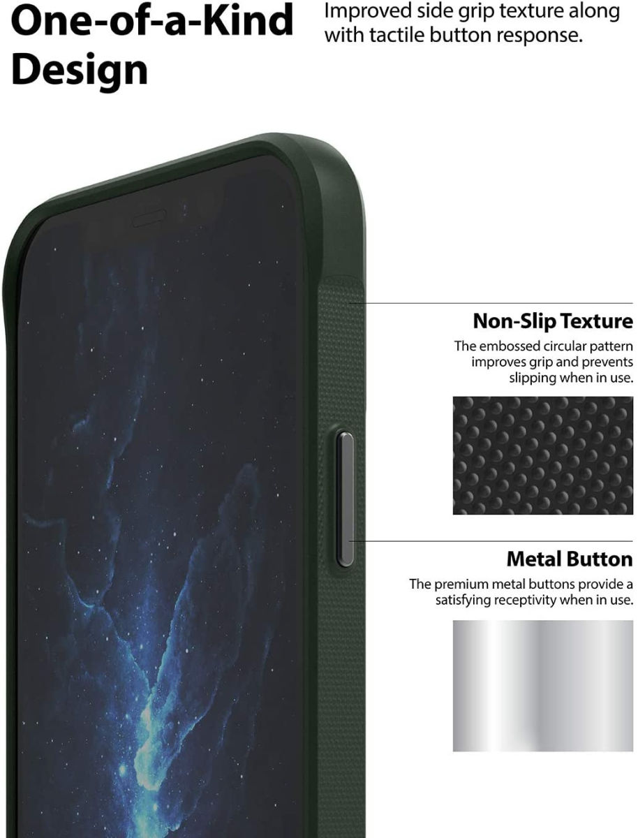 Ringke Onyx Apple iPhone 12 Pro Max Hoesje Flexibel TPU Groen afbeelding 5