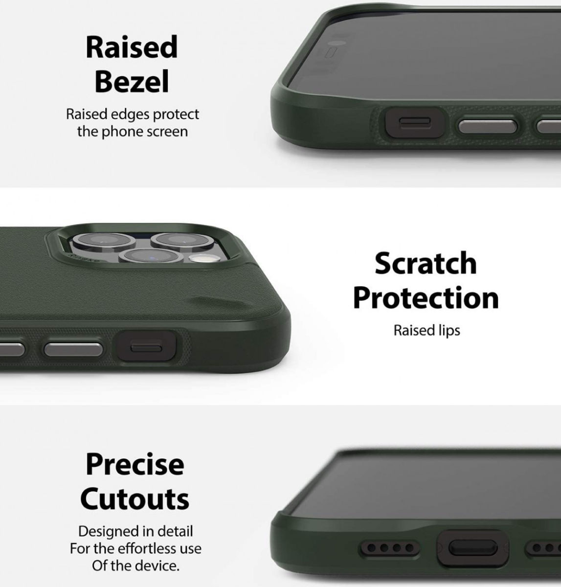 Ringke Onyx Apple iPhone 12 Pro Max Hoesje Flexibel TPU Groen afbeelding 6
