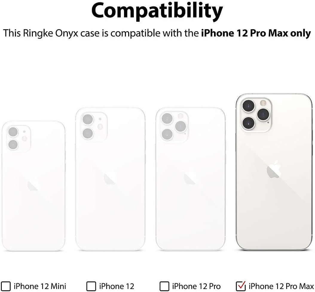 Ringke Onyx Apple iPhone 12 Pro Max Hoesje Flexibel TPU Groen afbeelding 8