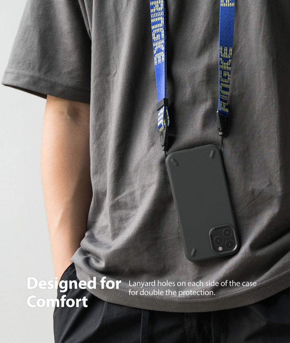 Ringke Onyx Apple iPhone 12 Pro Max Hoesje Flexibel TPU Grijs afbeelding 7