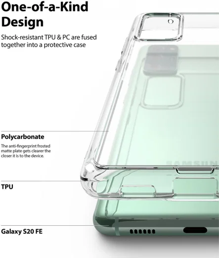 Ringke Fusion Samsung Galaxy S20 FE Hoesje Transparant afbeelding 3